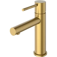 Смеситель для раковины Cezares Relax RELAX-LS2-BORO с донным клапаном, золотой матовый