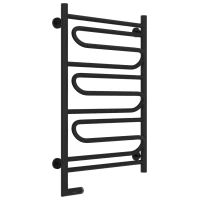 Полотенцесушитель электрический 800x500 черный матовый МЭМ левый Сунержа Элегия 2.0 31-5218-8050