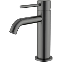 Смеситель для раковины Knotlor Eclipse SS-20/GM вороненая сталь