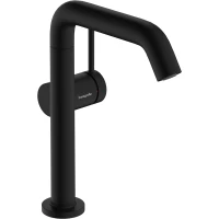 Смеситель для раковины Hansgrohe Tecturis S 73364670 CoolStart, с донным клапаном, черный матовый