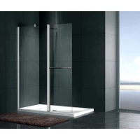 Неподвижная перегородка 150x90 см Gemy New Rockcoco S03161D прозрачное