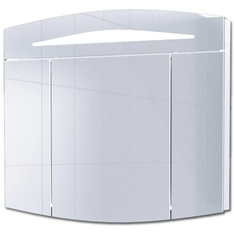 Зеркальный шкаф 100x80 см с подсветкой белый Alvaro Banos Alma 8405.3000