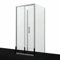 Душевой уголок WasserKRAFT Weser 78F43 90x90 см, профиль хром, стекло прозрачное