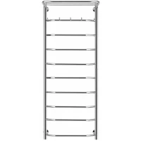 Полотенцесушитель электрический 1270x432 ТЭН левый Secado Агата 1КСП 4603777450076