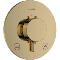 Термостат для ванны Hansgrohe Ecostat Comfort S 33718990 встраиваемый, золотой