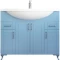 Комплект мебели голубой матовый 100,5 см Sanflor Глория C000005715 + 1.WH11.0.255 + C000005703 - 3