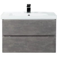 Тумба под раковину Art&Max Techno AM-Techno-900-2C-SO-FC305 87 см, подвесная, айс какао