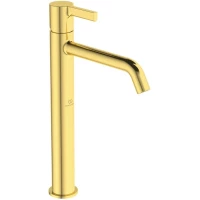 Смеситель для раковины Ideal Standard Joy BC782A2 без донного клапана, золотой матовый