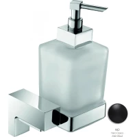 Дозатор для жидкого мыла Sanibano Elegance H8700/11MB настенный, черный матовый