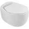 Унитаз подвесной Art&Max Forli AM020CHR/SC безободковый, с сиденьем микролифт, белый - 1
