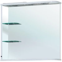 Зеркало 71x68 см белый глянец L Bellezza Рио 4613611062013