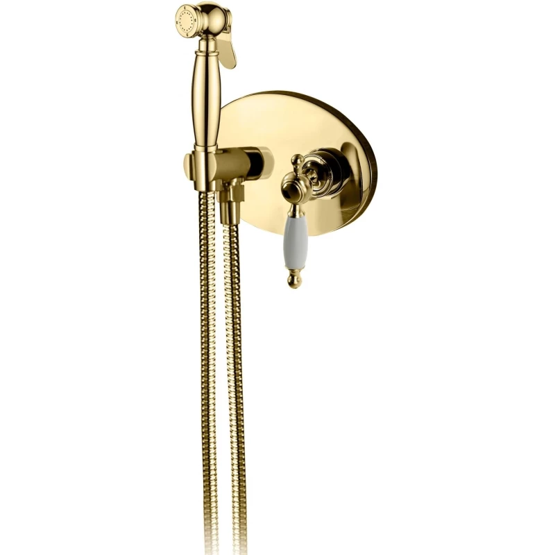 Гигиенический душ AltroBagno Opera 060105 Or со смесителем, золотой