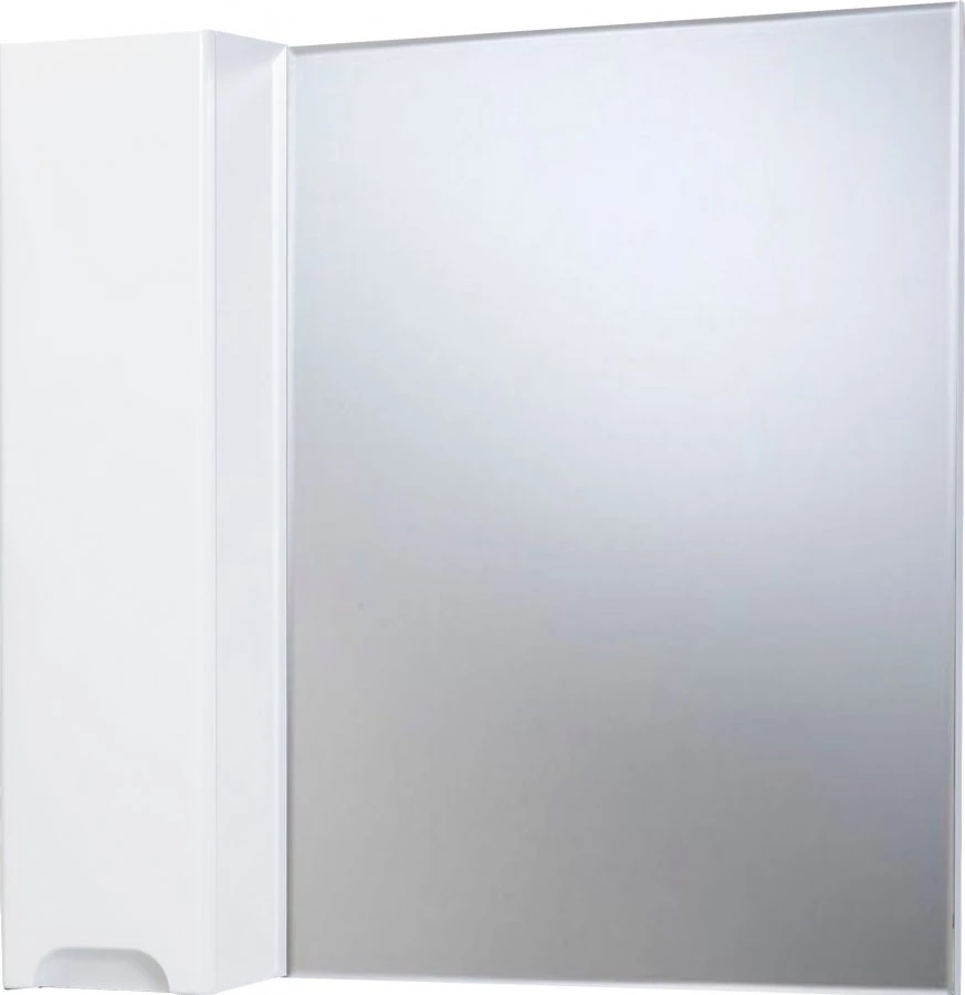Зеркальный шкаф 80х80 см белый глянец L Bellezza Андрэа 4619013002015 - фото 1