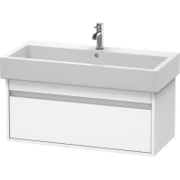 Тумба белый матовый 95 см Duravit Ketho KT668801818