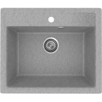 Кухонная мойка Uperwood Econ UPD-104 4010202102 56,5x49,5 см, серый матовый