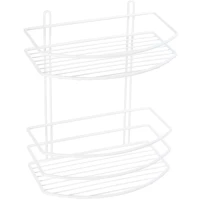 Полка для ванной Fixsen FX-720W-2 25 см, двойная, белый