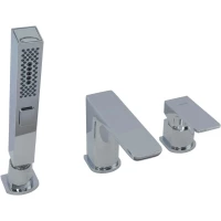 Смеситель на борт ванны Allen Brau Infinity 5.21008-00 с душевым гарнитуром, хром