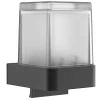 Дозатор для жидкого мыла Wonzon & Woghand WW-5252-GM настенный, темный графит матовый