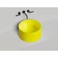 Раковина-чаша Salini S-Sense Armonia Round 02 130412GF 45x45 см, накладная, покраска по RAL глянец полностью