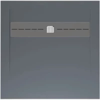 Душевой поддон Allen Brau Infinity 8.21001-BGM 90x90 см, из литьевого мрамора, квадратный, синий матовый