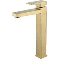 Смеситель для раковины Wonzon & Woghand Cube 2.0 WW-88019068-BG золотой матовый