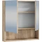 Зеркальный шкаф Санта Мира 700404 60x65 см L, дуб янтарный - 2