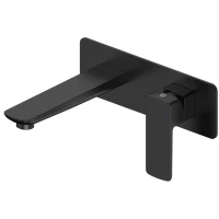 Смеситель для раковины Wonzon & Woghand Edge WW-88869003-MB встраиваемый, черный матовый