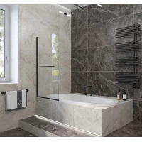 Шторка для ванны 69 см Veconi Palau PL79B-70-01-C4 прозрачное