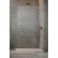 Неподвижная перегородка Radaway Essenza Pro Brushed Copper Walk-in 100 10103100-93-01 прозрачное