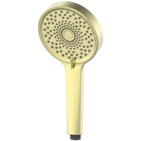 Душевая лейка Wonzon & Woghand WW-88SC03-BG 125 мм, 3 режима, золотой матовый