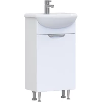 Тумба под раковину Vigo Callao tn.CAL.UYU.45.1D 42 см L, напольная, белый глянец/белый матовый