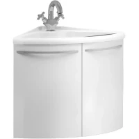 Тумба белый глянец 57x57 см Belux Жирона НУ 58 М 4810924240026