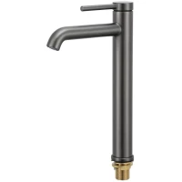 Смеситель для раковины Gappo G1006-29 оружейная сталь