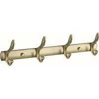Планка с крючками Viko V-744 для ванны, бронза