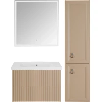 Комплект мебели капучино матовый 80 см ASB-Woodline Риола