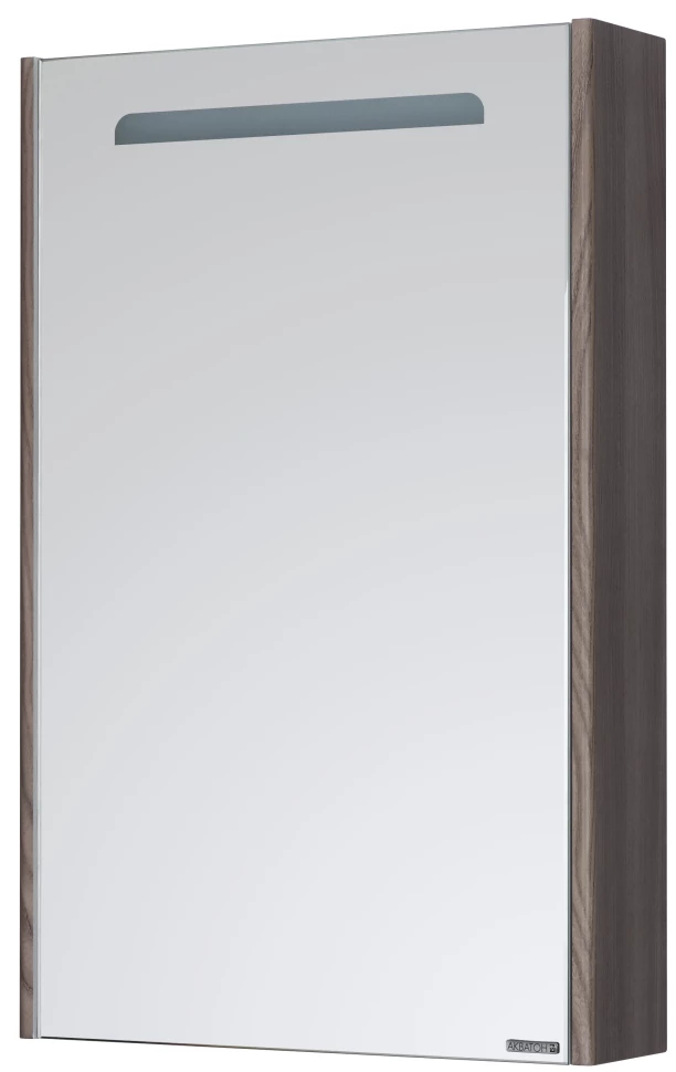 Зеркальный шкаф 50x78 см дуб макиато Акватон Сильва 1A215502SIW5L
