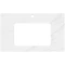 Столешница 80 см белый матовый для раковин встраиваемых снизу Kerama Marazzi Plaza Classic Монте Тиберио PL3.SG507100R\80 - 2