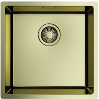Кухонная мойка Omoikiri Tadzava 44-U/I Ultra LG 4993264 44x44 см, светлое золото