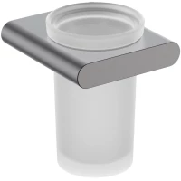 Стакан для зубных щеток Timo Luiro 18433/18 настенный, вороненая сталь