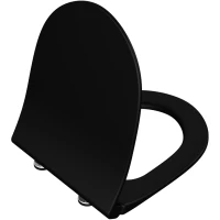 Сиденье для унитаза VitrA Sento 120-483-009 с микролифтом, черный матовый
