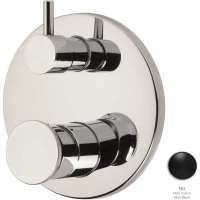 Смеситель для ванны Emmevi Filobrass 85029ZI/NEO встраиваемый, черный матовый