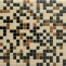 Стеклянная плитка мозаика MIX15 стекло черно-коричневый (сетка)(1,0*1,0*0,4) 32,7*32,7