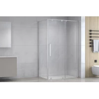 Душевой уголок Royal Bath Bern BERN-S RB9100-T-CH 100x88 см, профиль хром, стекло прозрачное