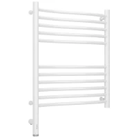 Полотенцесушитель электрический 600x500 белый глянец МЭМ левый Сунержа Флюид 3.0 12-5820-6050