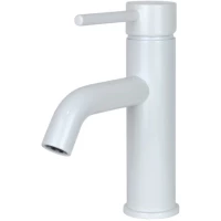 Смеситель для раковины Bronze De Luxe Scandi 1451W белый глянец