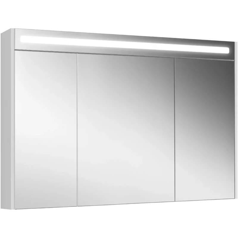 Зеркальный шкаф 120x80 см белый глянец L/R Belux Неман ВШ 120 4810924276797