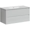 Комплект мебели белый глянец 101 см Sancos Libra LB100W + CN7003 + Z1000 - 5