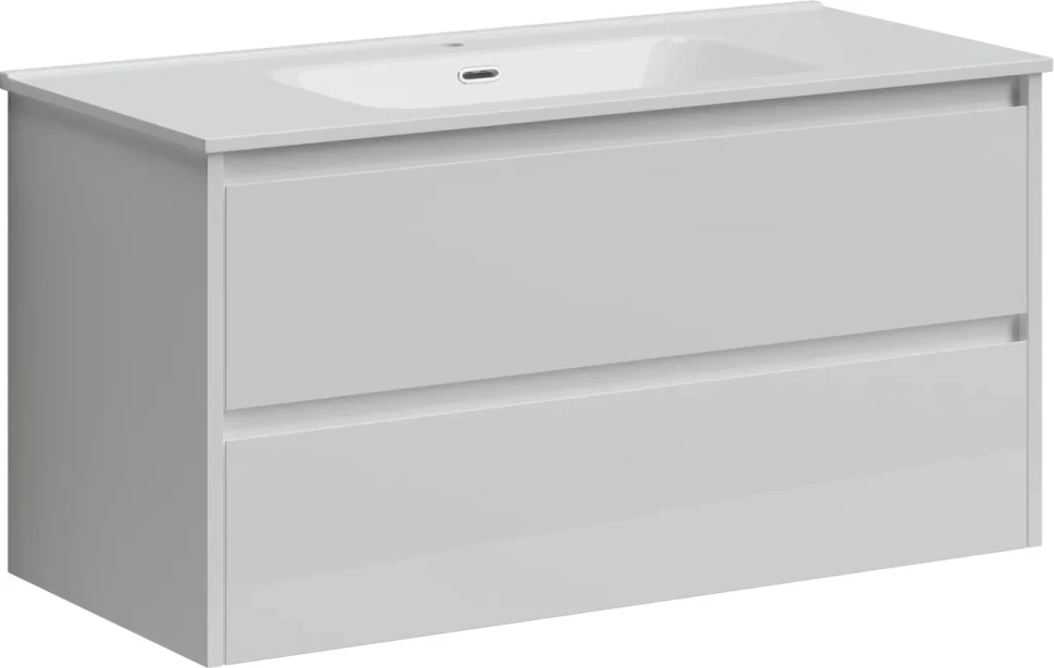 Комплект мебели белый глянец 101 см Sancos Libra LB100W + CN7003 + Z1000 SET/LB100W/CN7003/Z1000 - фото 5