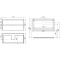 Комплект мебели белый глянец 101 см Sancos Libra LB100W + CN7003 + Z1000 - 11