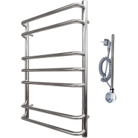 Полотенцесушитель электрический Point Нептун П7 PN09158E 800x532, ТЭН левый/правый, хром